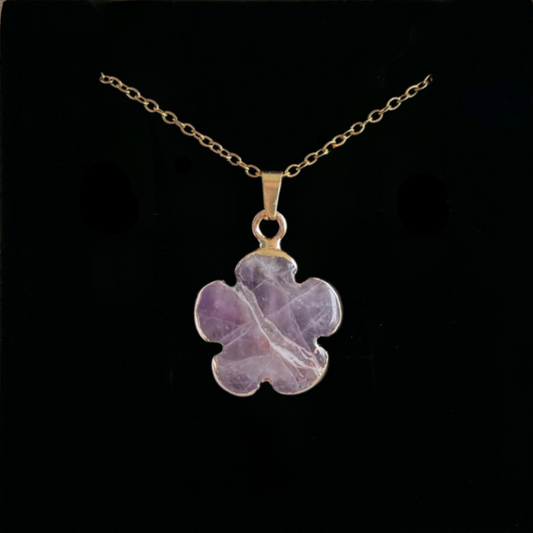Amethyst Clover Pendant