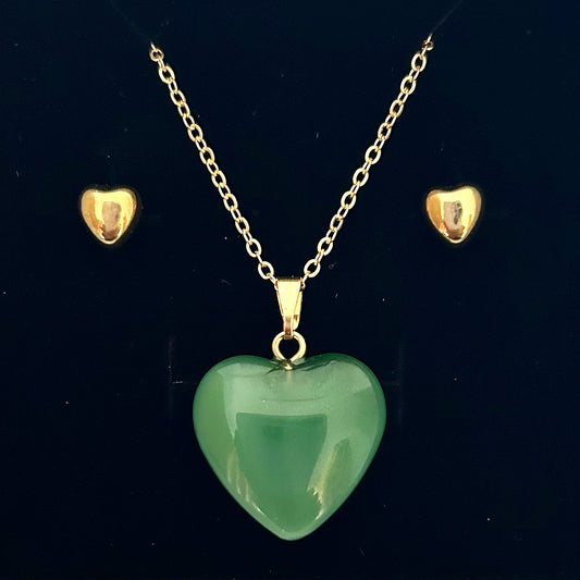 Green Heart Pendant